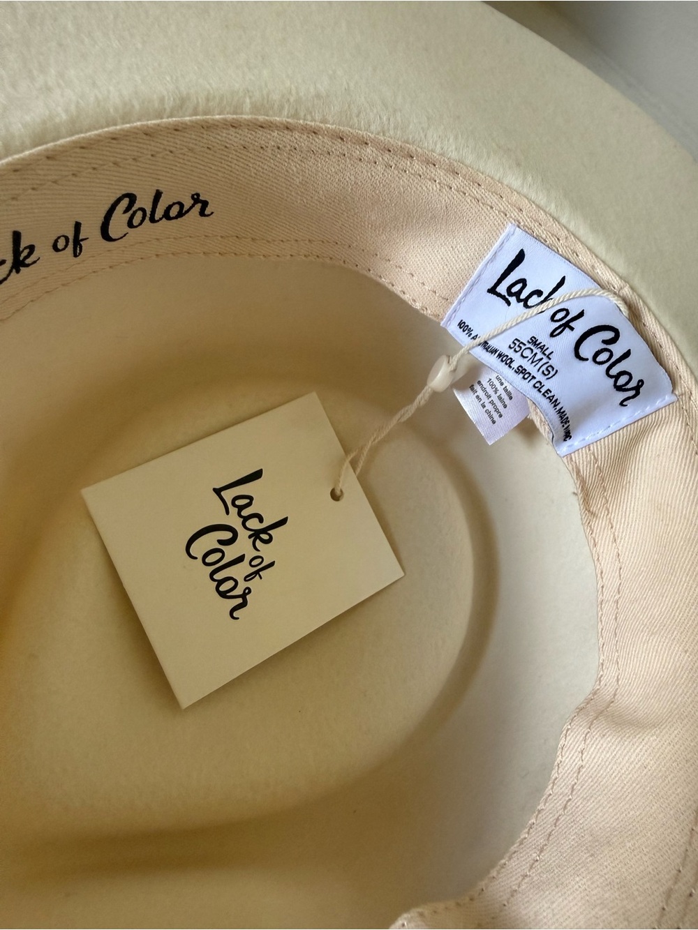 Lack of Color Vintage Ribbon Fedora hats NWT- Choice of Color and Size! - Picture 5 of 10